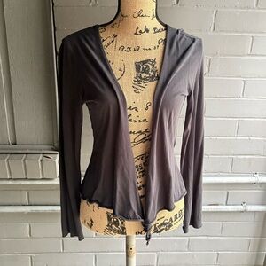 J. Jill Gray Open Front Cardigan